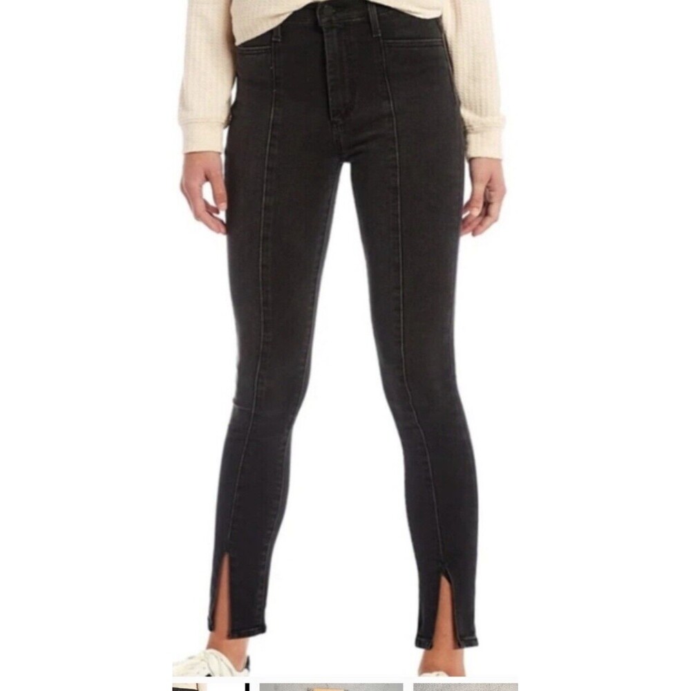 Joe's Jeans Women's Skinny Ankle Split Black Jeans